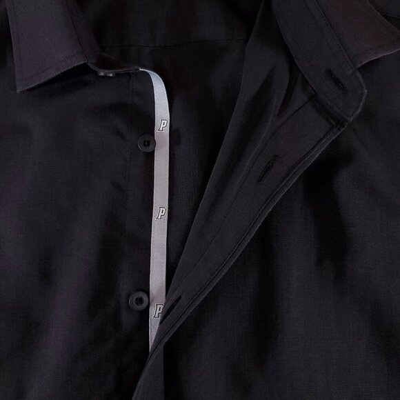 Rare UNTUCKit Mens Large Providence Friars Black Slim Fit LS Button Up Shirt - Picture 8 of 14